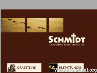 grabsteine-schmidt.de website preview