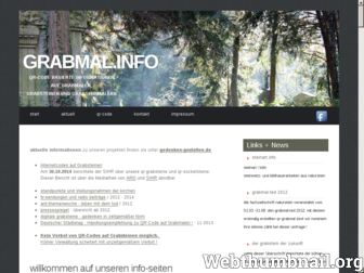 grabmal.info website preview