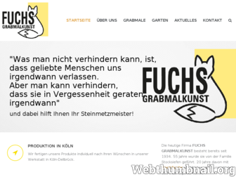 fuchs-grabmalkunst.de website preview