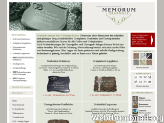 memorum-grabmale.de website preview
