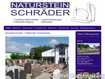 naturstein-schraeder.de website preview