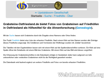grabsteine-ostfriesland.de website preview