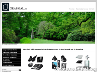 grabmal.de website preview