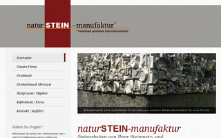naturstein-manufaktur.de website preview