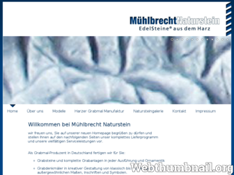 muehlbrecht-naturstein.de website preview