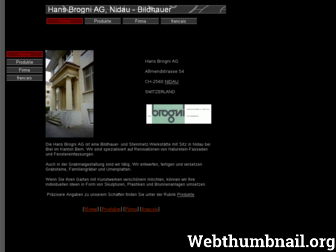 brogni.ch website preview