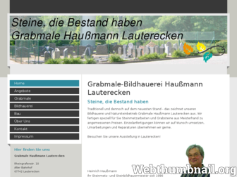 grabmale-haussmann.de website preview