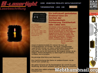 b-laserlight.de website preview
