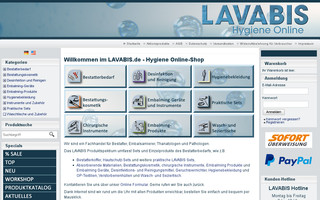 lavabis.de website preview