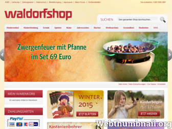 waldorfshop.eu website preview