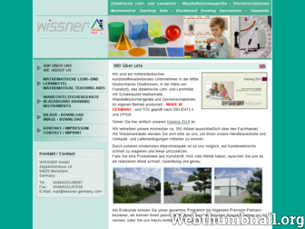wissner-germany.com website preview