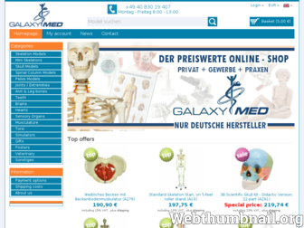 galaxymed.de website preview