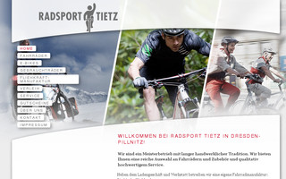 radsport-tietz.de website preview