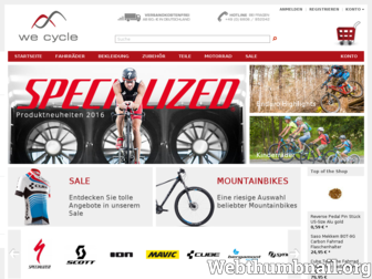 wecycle.de website preview