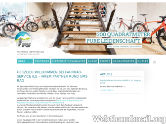 fahrrad-service-ilg.de website preview