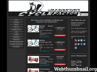 cyclefactory.de website preview