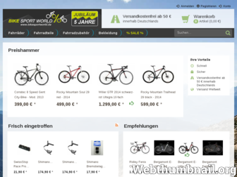 bikesportworld.de website preview