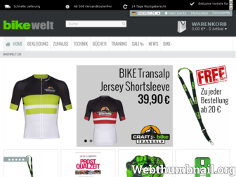 bikewelt.de website preview