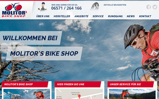 molitors-bikeshop.de website preview