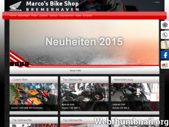 marcos-bike-shop.de website preview
