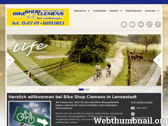 cbs-bikes.de website preview