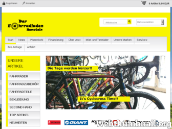 fahrradladen-ramstein.de website preview