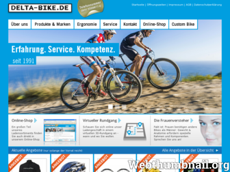 delta-bike.de website preview
