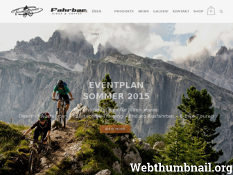 fahrbar-bikes.de website preview