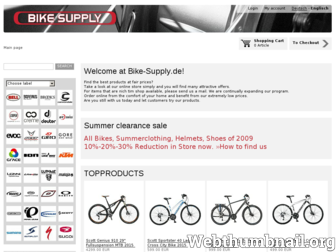 bike-supply.de website preview