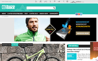 e-mountainbike.com website preview