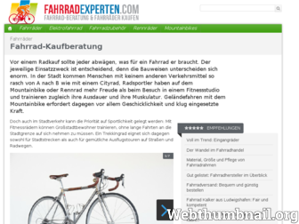 fahrradexperten.com website preview