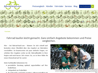 fahrrad-kauf.com website preview