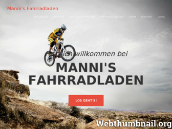 mannis-fahrradladen.com website preview