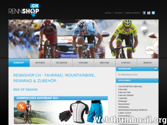 rennshop.ch website preview