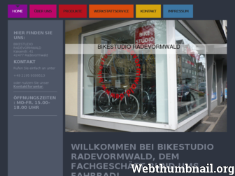 bikestudio-radevormwald.de website preview