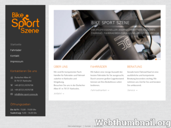 bike-sport-szene.de website preview
