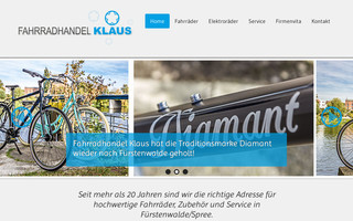 fahrradhandel-klaus.de website preview