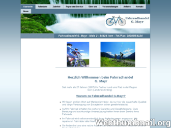 fahrradmayr-isen.de website preview