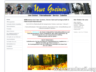 fahrrad-greiner.de website preview