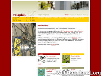 velophil.de website preview