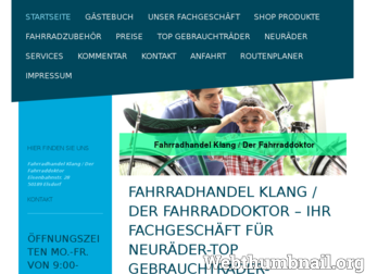 fahrraddoktor-elsdorf.de website preview