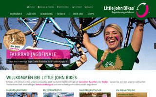 littlejohnbikes.de website preview