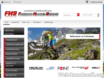 fahrradteileonline.de website preview