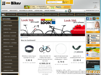 jj-bikes.de website preview