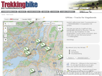 gps-touren.trekkingbike.com website preview