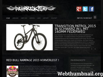 fahrradkiste.com website preview