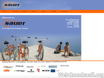 fahrrad-sauer.de website preview