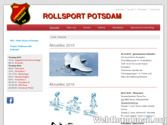 rollsport-potsdam.de website preview