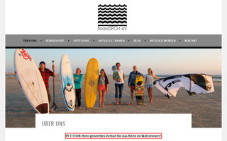 boardsport-ev.de website preview