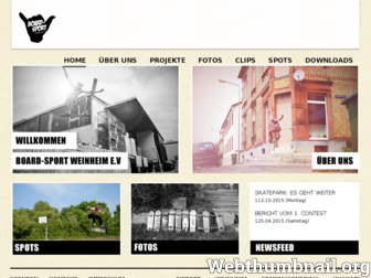 boardsport-weinheim.de website preview